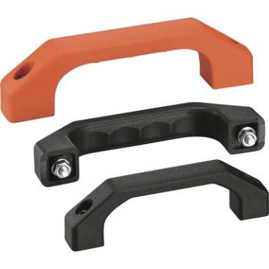 Rohde Műanyag fogantyú, RG RG-1P.160.84 (H x Sz) 194 mm x 27.5 mm poliamid/fekete Rohde Műanyag fogantyú, RG RG-1P.160.84 (H x Sz) 194 mm x 27.5 mm poliamid/fekete