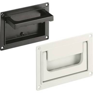 Rohde Süllyesztett kihajtható fogantyú, SK SK-79.S118.9005 (H x Sz) 130 mm x 91 mm Alumínium Fekete Rohde Süllyesztett kihajtható fogantyú, SK SK-79.S118.9005 (H x Sz) 130 mm x 91 mm Alumínium Fekete