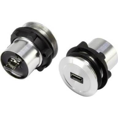 Beépíthető mikro USB aljzat, mikro USB alj – mikro USB dugó, Conrad USB-01 Beépíthető mikro USB aljzat, mikro USB alj – mikro USB dugó, Conrad USB-01