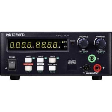Programozható labortápegység, 0.02 - 42 V/DC 0.01 - 20 A 320 W, Voltcraft CPPS-320-42 Programozható labortápegység, 0.02 - 42 V/DC 0.01 - 20 A 320 W, Voltcraft CPPS-320-42