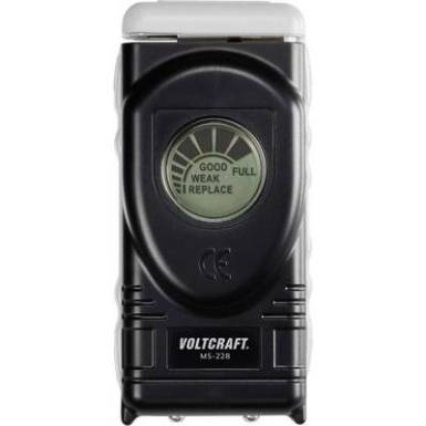 Digitális elemteszter 1,5 V, 1,55 V, 9 V-os elemekhez, VOLTCRAFT MS228 Digitális elemteszter 1,5 V, 1,55 V, 9 V-os elemekhez, VOLTCRAFT MS228
