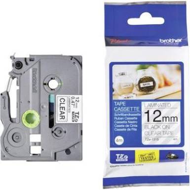 Feliratoz&oacute; szalag Brother TZe-131S Szalagsz&iacute;n: &Aacute;tl&aacute;tsz&oacute; Sz&ouml;vegsz&iacute;n:Fekete 12 mm 4 m TZe131S