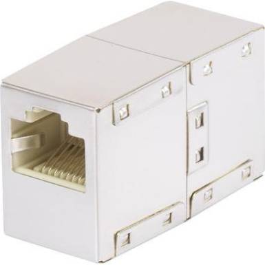 H&aacute;l&oacute;zati k&aacute;bel told&oacute; adapter CAT 5e [1x RJ45 alj - 1x RJ45 alj] feh&eacute;r renkforce