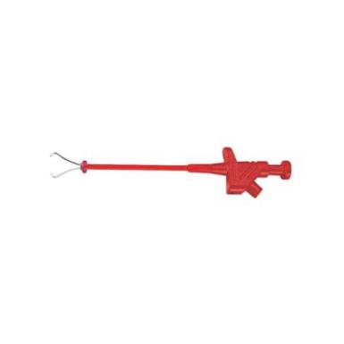 Karmos griffcsipesz, m&eacute;rőcsipesz 4mm-es ban&aacute;ndug&oacute; aljzattal, piros SKS Hirschmann KLEPS 30