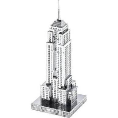 Metal Earth Empire State Building makett, 3D lézervágott fémmodell építőkészlet 502558 Metal Earth Empire State Building makett, 3D lézervágott fémmodell építőkészlet 502558