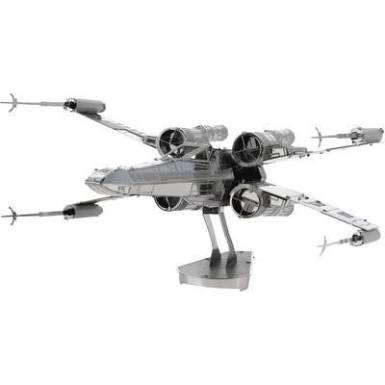 Metal Earth Star Wars X-Wing, X-szárnyú űrrepülő makett, 3D lézervágott fémmodell építőkészlet 502656 Metal Earth Star Wars X-Wing, X-szárnyú űrrepülő makett, 3D lézervágott fémmodell építőkészlet 502656