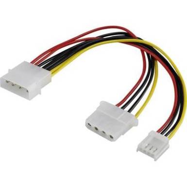 Sz&aacute;m&iacute;t&oacute;g&eacute;p t&aacute;pk&aacute;bel hosszabb&iacute;t&oacute;(IDE t&aacute;pdug&oacute;, 4 p&oacute;lus - IDE t&aacute;pcsatlakoz&oacute; alj, 4 p&oacute;lus/Floppy t&aacute;pcsatlakoz&oacute; alj)Renkforce
