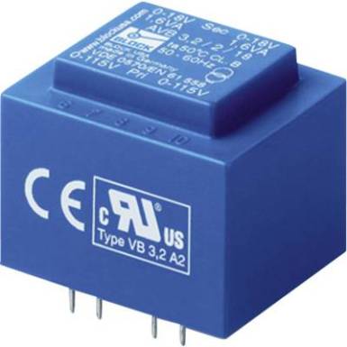 El 30/12,5 Nyák transzformátor, 2 x 115 V AC / 2 x 12 V AC 2 x 95 mA 2,3 V, AAVB 2,3/2/12 Block El 30/12,5 Nyák transzformátor, 2 x 115 V AC / 2 x 12 V AC 2 x 95 mA 2,3 V, AAVB 2,3/2/12 Block