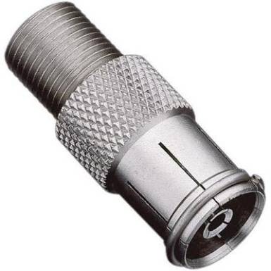 SAT/Antenna adapter, F alj – koax alj, renkforce 403388 SAT/Antenna adapter, F alj – koax alj, renkforce 403388