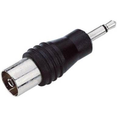 Antenna adapter, 3,5 jack mono – 75Ω koax alj, renkforce Antenna adapter, 3,5 jack mono – 75Ω koax alj, renkforce