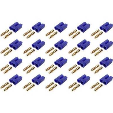 Modellakku dugó EC5 aranyozott 20 db Reely Modellakku dugó EC5 aranyozott 20 db Reely