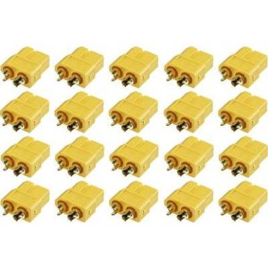 Modellakku aljzat XT60 aranyozott 20 db Reely Modellakku aljzat XT60 aranyozott 20 db Reely