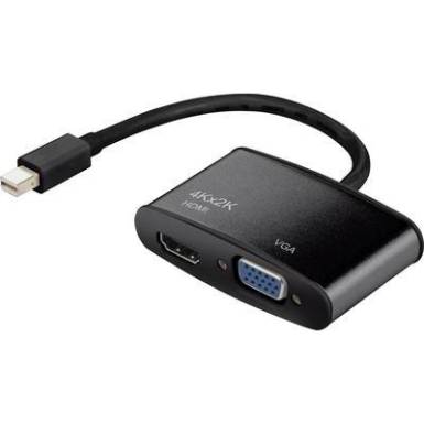Átalakító, mini DisplayPortról HDMI + VGA-ra, Renkforce Átalakító, mini DisplayPortról HDMI + VGA-ra, Renkforce