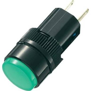 LED-es jelzőlámpa 24 V, Ø 18 mm, zöld, AD16-16A/24V/G LED-es jelzőlámpa 24 V, Ø 18 mm, zöld, AD16-16A/24V/G