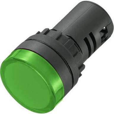 LED-es jelzőlámpa 24 V, Ø 29 mm, zöld, AD16-22DS/24V/G LED-es jelzőlámpa 24 V, Ø 29 mm, zöld, AD16-22DS/24V/G