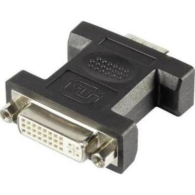 &Aacute;talak&iacute;t&oacute; DVI-r&oacute;l VGA-ra, [1x DVI alj, 24+5 p&oacute;lus - 1x VGA dug&oacute;] feh&eacute;r, csavarozhat&oacute;, renkforce