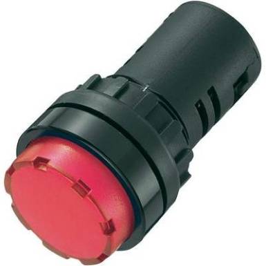 LED-es jelzőlámpa 230 V, Ø 29 mm, piros, AD16-22ES/230V/R LED-es jelzőlámpa 230 V, Ø 29 mm, piros, AD16-22ES/230V/R