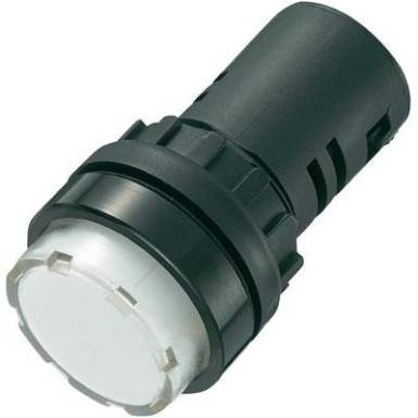 LED-es jelzőlámpa 230 V, Ø 29 mm, fehér, AD16-22ES/230V/W LED-es jelzőlámpa 230 V, Ø 29 mm, fehér, AD16-22ES/230V/W