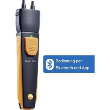 Testo nyom&aacute;sm&eacute;rő műszer, bluetooth funkci&oacute;val, Smart k&eacute;sz&uuml;l&eacute;kekhez Testo 510i Smart