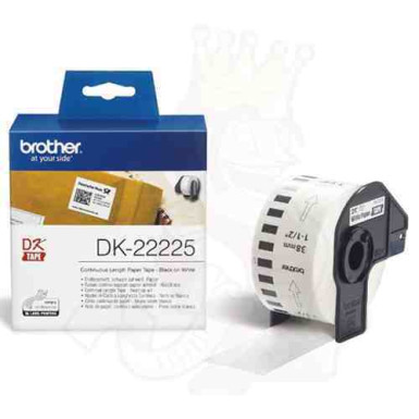 BROTHER Festékszalag DK22225 Continuous Paper Tape 38mm x 30.48m 