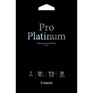 CANON PT-101 A6/20 Photo Paper Pro Platinum CANON PT-101 A6/20 Photo Paper Pro Platinum