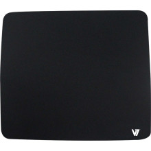 V7 MOUSE PAD BLACK RUBBER & TEXTIL 230X200X6MM