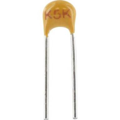 Kerámia kondenzátor, radiális 100 pF 100 V 5 %, 3,81 x 2,54 x 3,14 mm Kemet C315C101J1G5TA+ Kerámia kondenzátor, radiális 100 pF 100 V 5 %, 3,81 x 2,54 x 3,14 mm Kemet C315C101J1G5TA+