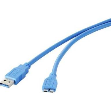USB 3.0 csatlakozókábel A/mikro B, 1 m, Renkforce USB 3.0 csatlakozókábel A/mikro B, 1 m, Renkforce