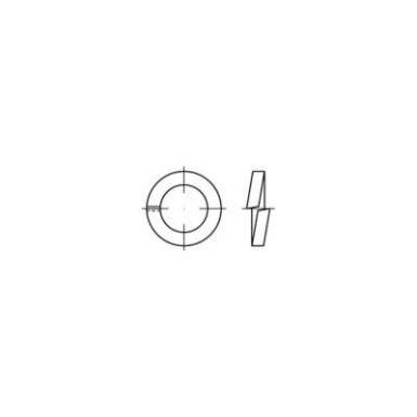 Rugós alátét, belső Ø: 5 mm DIN 7980 100 db TOOLCRAFT 144930 Rugós alátét, belső Ø: 5 mm DIN 7980 100 db TOOLCRAFT 144930