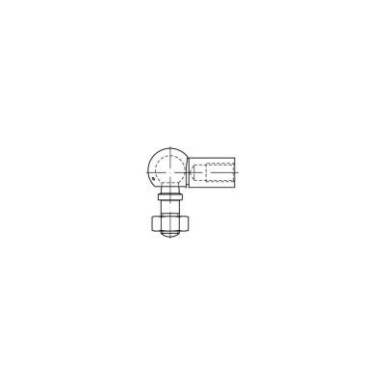 TOOLCRAFT G&ouml;mbcsukl&oacute;k DIN 71802 12 mm Ac&eacute;l, galvanikusan horganyozott 10 db