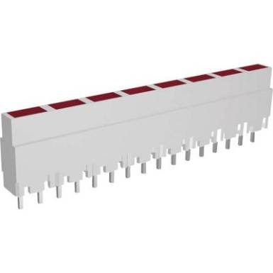 Signal Construct LED sor, 8-as, 40,8 x 3,7 x 9 mm, piros, ZALW 080