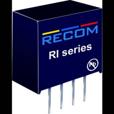 2 W-os DC/DC átalakító, RI sorozat, bemenet: 24 V/DC, kimenet: 5 V/DC 400 mA 2 W, Recom International RI-2405 S 2 W-os DC/DC átalakító, RI sorozat, bemenet: 24 V/DC, kimenet: 5 V/DC 400 mA 2 W, Recom International RI-2405 S