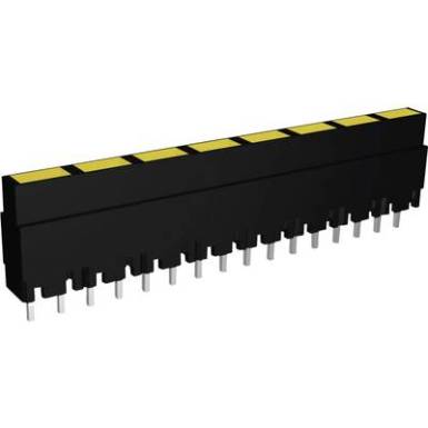 Signal Construct LED sor, 8-as, 40,8 x 3,7 x 9 mm, sárga, ZALS 081 Signal Construct LED sor, 8-as, 40,8 x 3,7 x 9 mm, sárga, ZALS 081