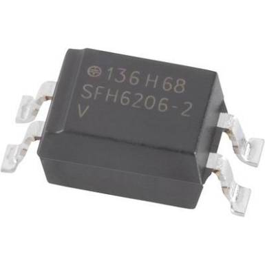 Optocsatoló AC/kétirányú kimenettel Vishay SFH6206-2 DIP 4 SMD Optocsatoló AC/kétirányú kimenettel Vishay SFH6206-2 DIP 4 SMD