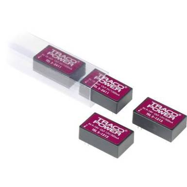 DC/DC átalakító, 6 W, DIL-24, bemenet: 9 - 18 V/DC, kimenet: 12 V/DC 500 mA 6 W, TracoPower TEL 5-1212 DC/DC átalakító, 6 W, DIL-24, bemenet: 9 - 18 V/DC, kimenet: 12 V/DC 500 mA 6 W, TracoPower TEL 5-1212