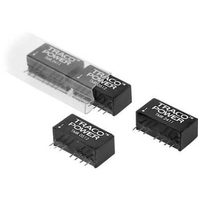 DC/DC &aacute;talak&iacute;t&oacute;, TMR sorozat, 2 Watt,, bemenet:  18 - 36 V/DC, kimenet: 5 V/DC 400 mA 2 W, SIL h&aacute;z TracoPower TMR 2411