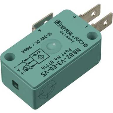 Induktív közelítés érzékelő, kapcsolási távolság: 2 mm, Pepperl & Fuchs NBB2-V3-E2-V5 Induktív közelítés érzékelő, kapcsolási távolság: 2 mm, Pepperl & Fuchs NBB2-V3-E2-V5