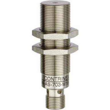Induktív közelítés érzékelő (fém) M18, kapcsolási távolság: 10 mm, Contrinex DW-AS-703-M18-002 Induktív közelítés érzékelő (fém) M18, kapcsolási távolság: 10 mm, Contrinex DW-AS-703-M18-002