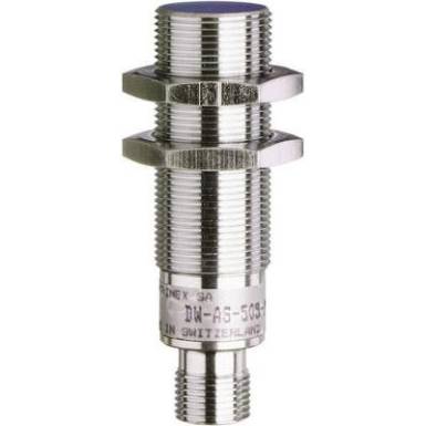 Induktív közelítés kapcsoló analóg kimenettel, M18, kapcsolási távolság: 0-10 mm, 0-10 V, Contrinex DW-AS-509-M18-390 Induktív közelítés kapcsoló analóg kimenettel, M18, kapcsolási távolság: 0-10 mm, 0-10 V, Contrinex DW-AS-509-M18-390