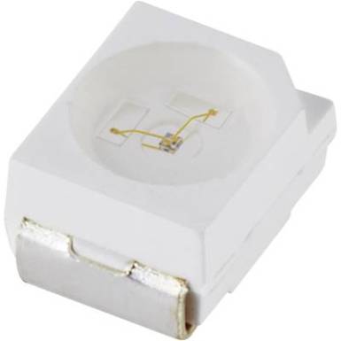 Ultraf&eacute;nyes LED PLCC2 200 mcd, 120&deg;, 20 mA, 2 V, piros, Everlight 67-21USRC/S530-A5/S151/TR8