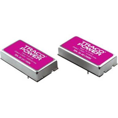DC/DC átalakító, 30 W, bemenet: 9 - 36 V/DC, kimenet: 5,1 V/DC 6000 mA 30 W, TracoPower TEN 30-2411WIN DC/DC átalakító, 30 W, bemenet: 9 - 36 V/DC, kimenet: 5,1 V/DC 6000 mA 30 W, TracoPower TEN 30-2411WIN