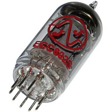 Elektroncső ECC 802 s = E 82 CC, pólusszám 9, novál foglalat, NF kettős trióda Elektroncső ECC 802 s = E 82 CC, pólusszám 9, novál foglalat, NF kettős trióda