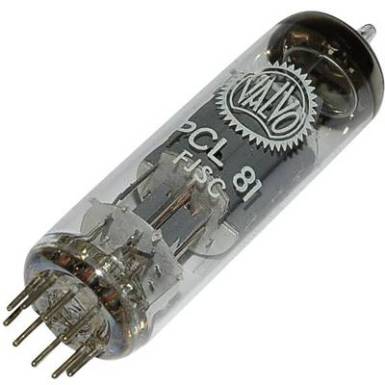 Elektroncső PCL 81, p&oacute;lussz&aacute;m 9, nov&aacute;l foglalat, Tri&oacute;da v&eacute;gpent&oacute;da