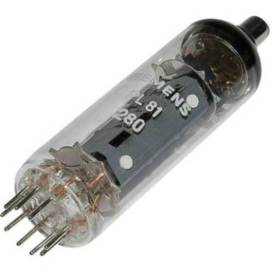 Elektroncső PL 81 = 21 A 6, pólusszám 9, novál foglalat, Végpentóda Elektroncső PL 81 = 21 A 6, pólusszám 9, novál foglalat, Végpentóda