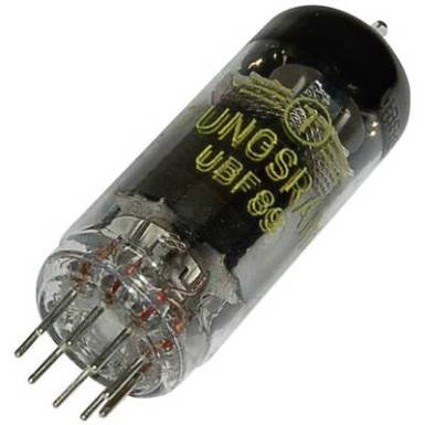 Elektroncső UBF 89, pólusszám 9, novál foglalat, Dióda pentóda Elektroncső UBF 89, pólusszám 9, novál foglalat, Dióda pentóda