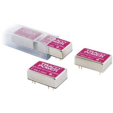 DC/DC átalakító, 5 - 6 W, 2:1 bemenet, bemenet: 18 - 36 V/DC, kimenet: 5 V/DC 1000 mA 5 W, TracoPower TEN 5-2411 DC/DC átalakító, 5 - 6 W, 2:1 bemenet, bemenet: 18 - 36 V/DC, kimenet: 5 V/DC 1000 mA 5 W, TracoPower TEN 5-2411