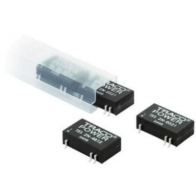 DC/DC átalakító, 2 W, SMD ház, bemenet: 18 - 36 V/DC, kimenet: 5 V/DC 400 mA 2 W, TracoPower TES 2N-2411 DC/DC átalakító, 2 W, SMD ház, bemenet: 18 - 36 V/DC, kimenet: 5 V/DC 400 mA 2 W, TracoPower TES 2N-2411