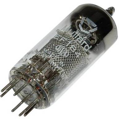 Elektroncső EF 184 = 6 E J 7, p&oacute;lussz&aacute;m 9, nov&aacute;l foglalat, Pent&oacute;da