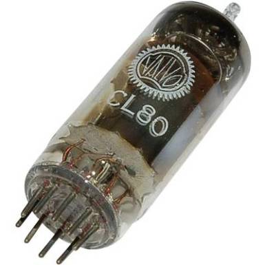 Elektroncső ECL 80, p&oacute;lussz&aacute;m 9, nov&aacute;l foglalat