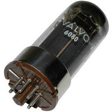 Elektroncső 6080 = 6 A S 7 W, pólusszám 8, oktál foglalat, Végtrióda Elektroncső 6080 = 6 A S 7 W, pólusszám 8, oktál foglalat, Végtrióda